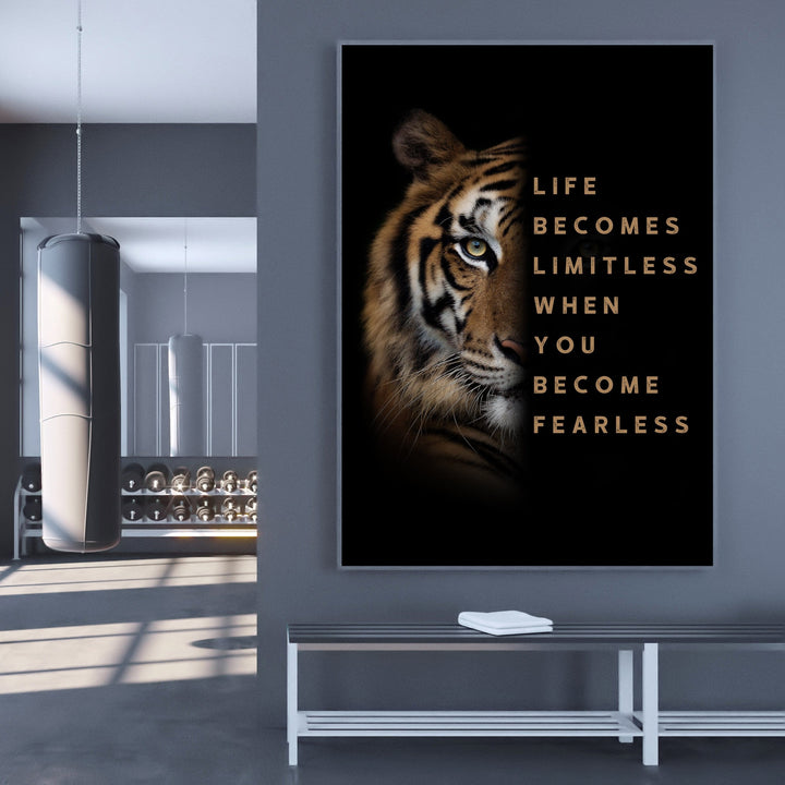 Chris Fabregas Fine Art Photography Canvas Tiger Motivational Canvas Wall Art print