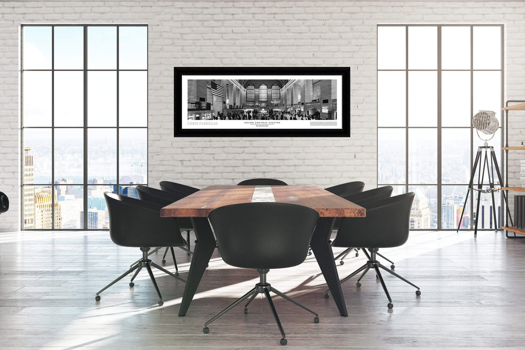 Chris Fabregas Fine Art Photography Panoramic Poster Grand Central Station, Panoramic Wall Art Poster Wall Art print