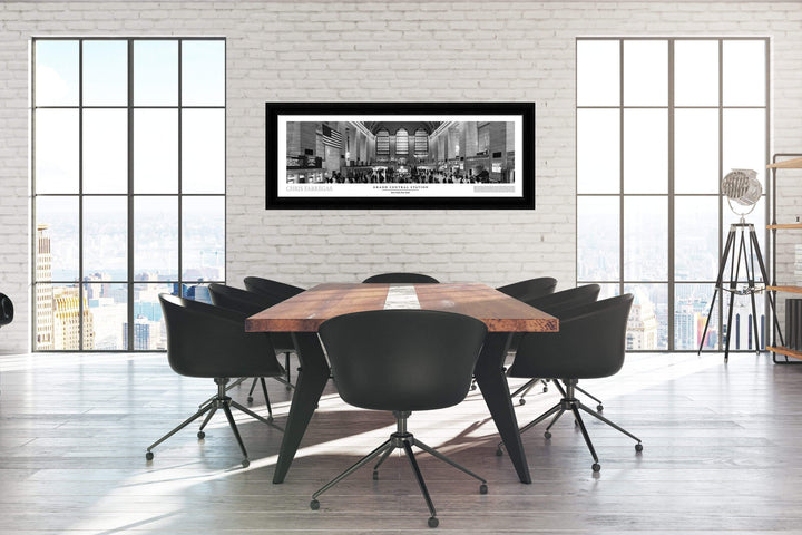 Chris Fabregas Fine Art Photography Panoramic Poster Grand Central Station, Panoramic Wall Art Poster Wall Art print