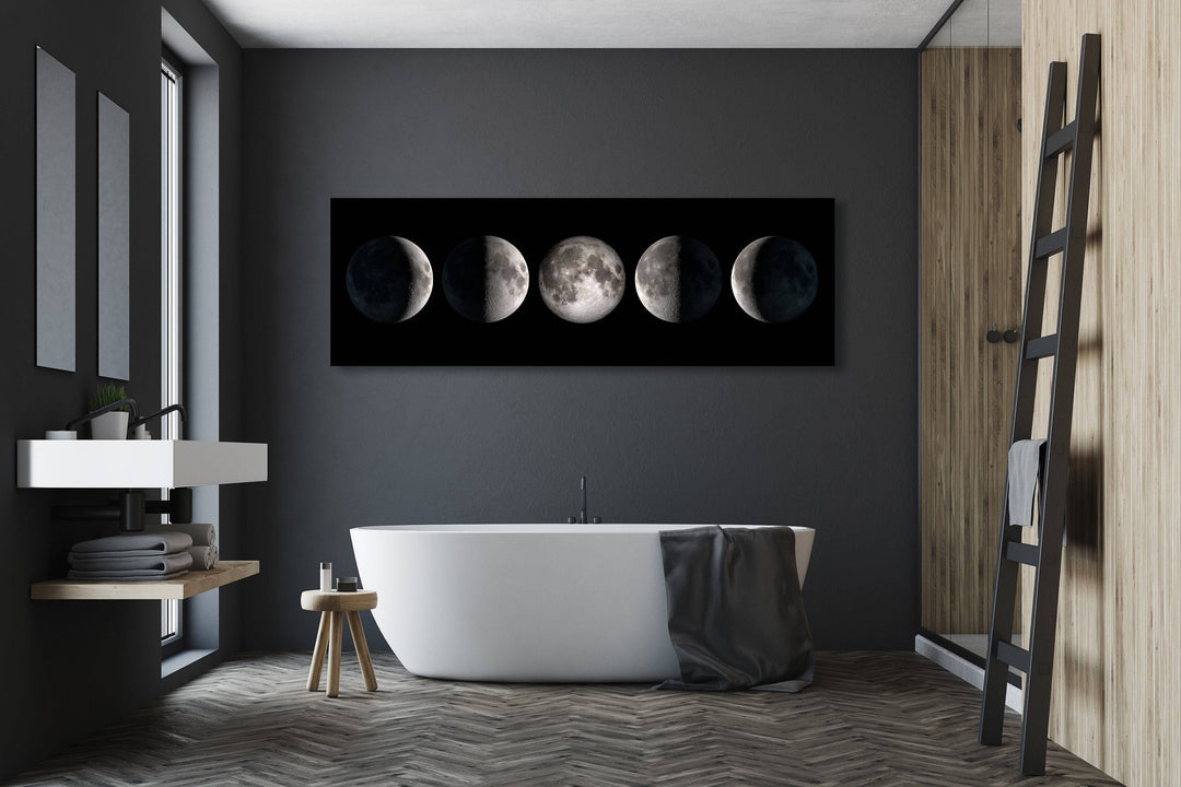 Chris Fabregas Fine Art Photography Poster Phases Of The Moon Archival Poster Art - Phases Of The Moon Wall Hanging Wall Art print