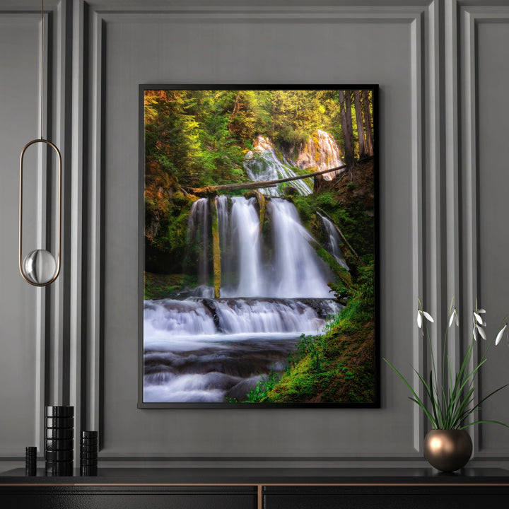 Chris Fabregas Photography Metal, Canvas, Paper PANTHER CREEK FALLS, WATERFALL WALL ART Wall Art print