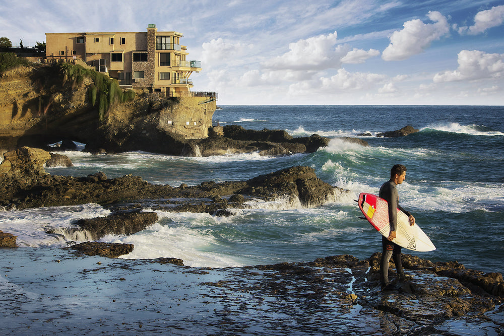 Laguna Beach High Surf Coastal fine art print preview