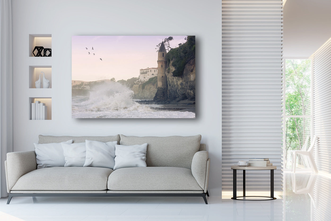 Laguna Beach Pirate Tower displayed in a styled room interior