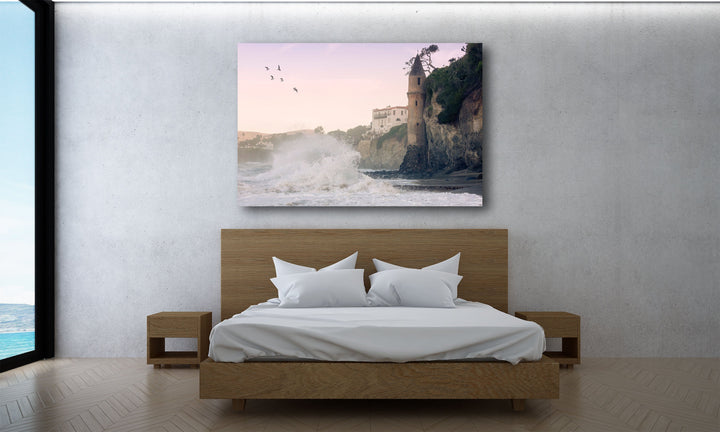 Chris Fabregas Photography Metal, Canvas, Paper Laguna Beach, Victoria Beach Pirate Tower, Fine Art Photography Wall Art print