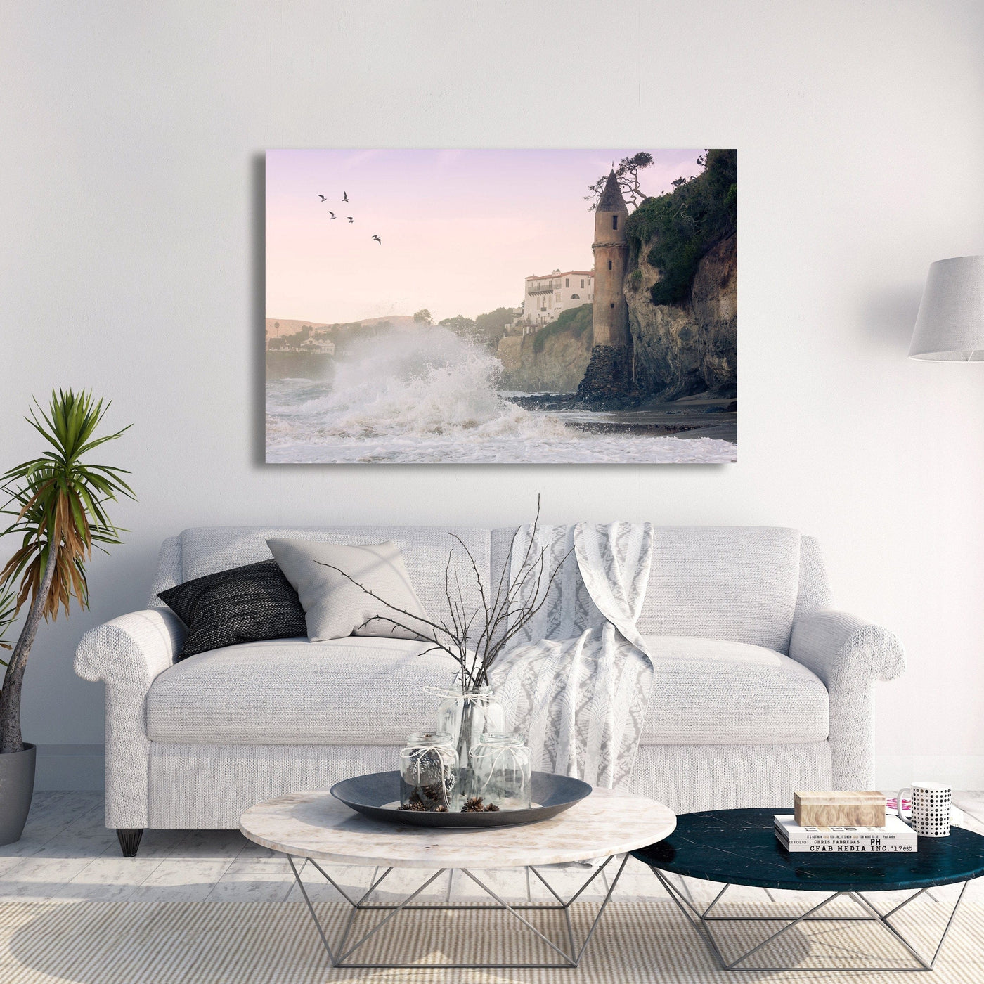 Laguna Beach Pirate Tower displayed in a modern room interior
