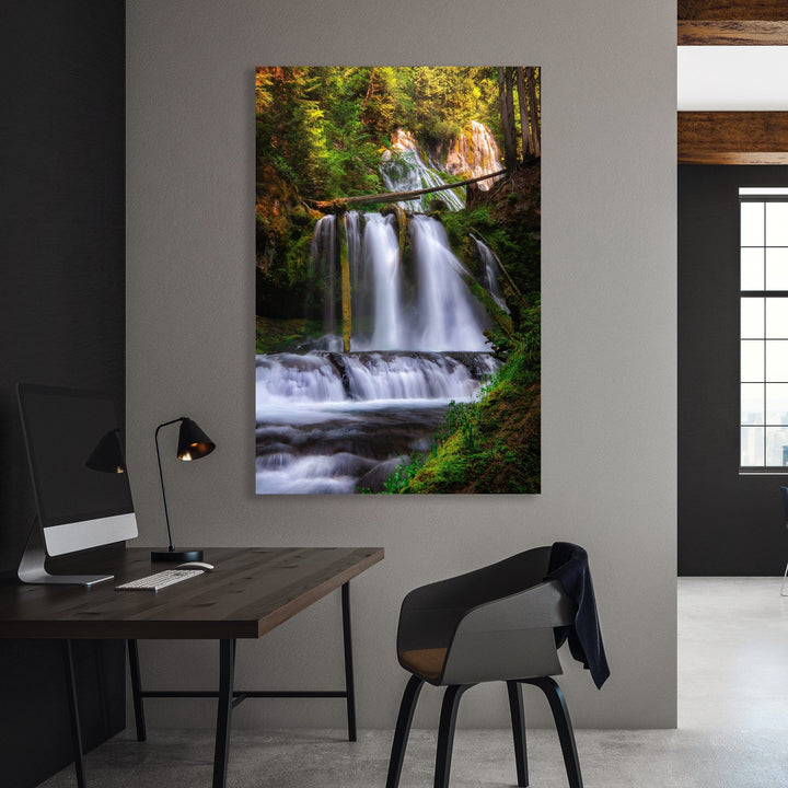 Chris Fabregas Photography Metal, Canvas, Paper PANTHER CREEK FALLS, WATERFALL WALL ART Wall Art print