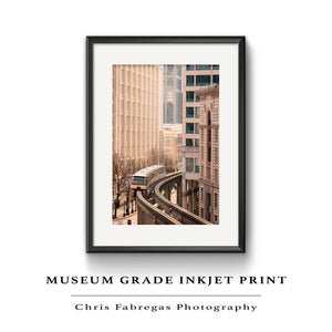 Chris Fabregas Photography Metal, Canvas, Paper Seattle Monorail Photographic Print Wall Art print