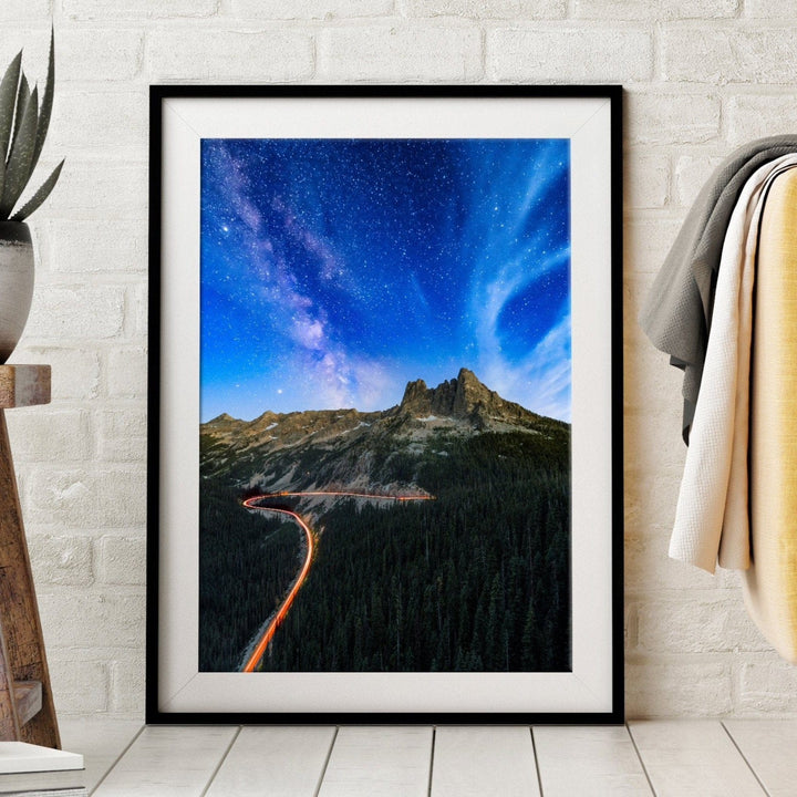 Chris Fabregas Photography Metal, Canvas, Paper North Cascades Milky Way Fine Art Print Wall Art print