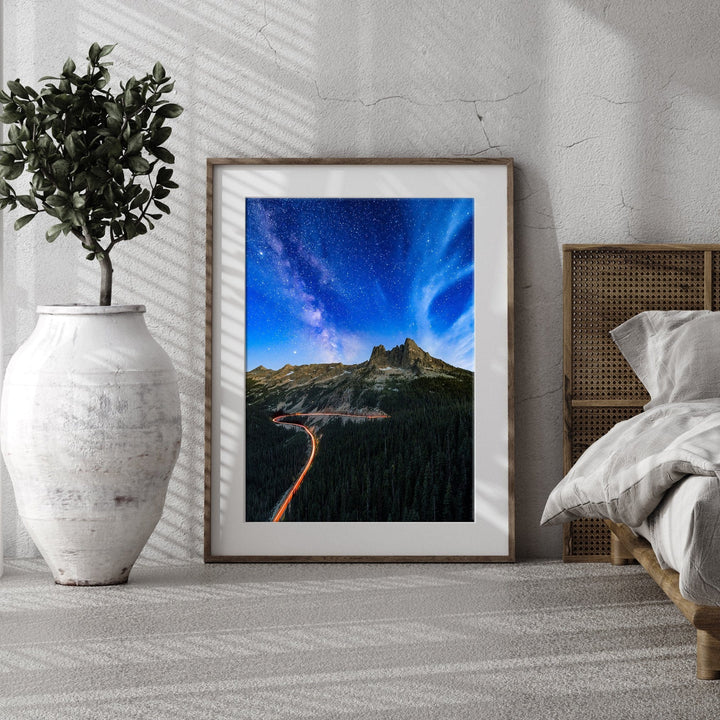 Chris Fabregas Photography Metal, Canvas, Paper North Cascades Milky Way Fine Art Print Wall Art print