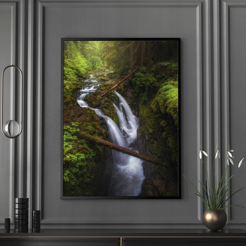 Chris Fabregas Photography Metal, Canvas, Paper Sol Duc Falls Photography Limited Edition Print Wall Art print