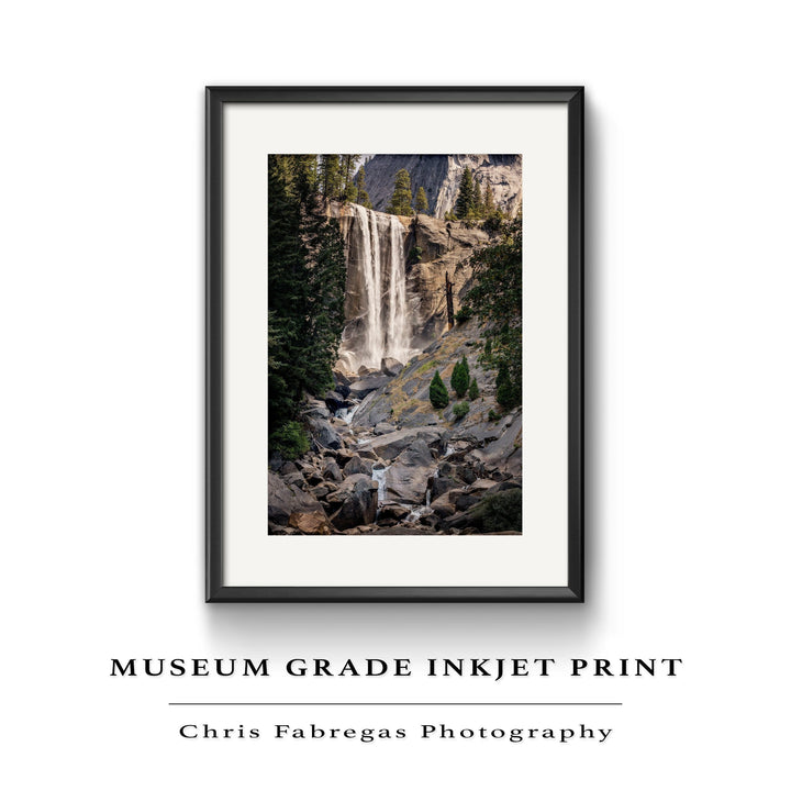 Chris Fabregas Photography Metal, Canvas, Paper Yosemite National Park Wall Art Photography, Vernal Falls Wall Art print