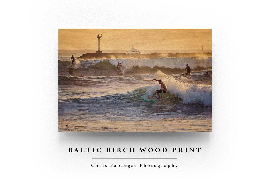 Chris Fabregas Photography Metal, Wood, Canvas, Paper Party Waves - Seal Beach California Wall Art print