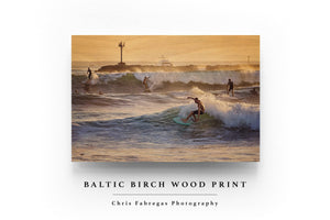 Chris Fabregas Photography Metal, Wood, Canvas, Paper Party Waves - Seal Beach California Wall Art print