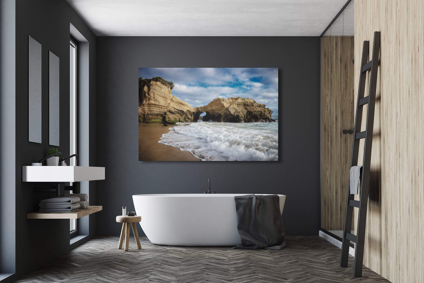 Pearl Street Laguna Beach displayed in an elegant room interior