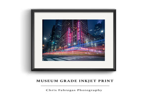 Chris Fabregas Photography Metal, Wood, Canvas, Paper Radio City Music Hall Fine Art Limited Edition Print Wall Art print