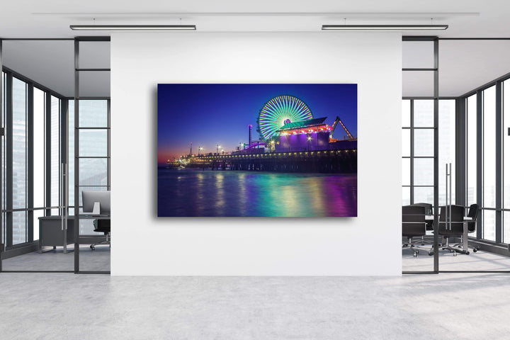 Chris Fabregas Photography Metal, Wood, Canvas, Paper Santa Monica Pier Fine Art Photography Wall Art print