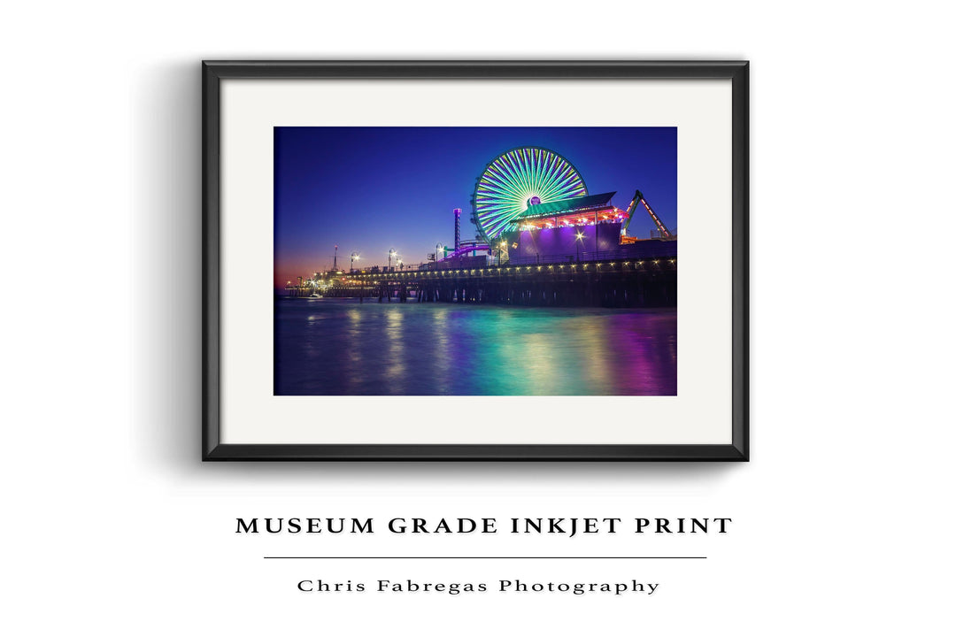 Chris Fabregas Photography Metal, Wood, Canvas, Paper Santa Monica Pier Fine Art Photography Wall Art print