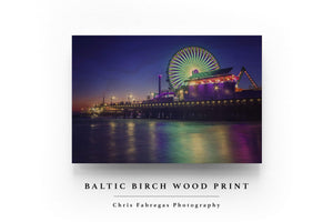 Chris Fabregas Photography Metal, Wood, Canvas, Paper Santa Monica Pier Fine Art Photography Wall Art print