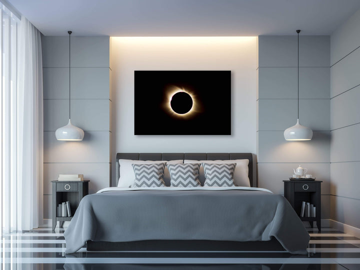 Chris Fabregas Photography Metal, Wood, Canvas, Paper Solar Eclipse - Grand Teton National Park Wall Art print