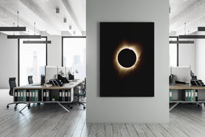 Chris Fabregas Photography Metal, Wood, Canvas, Paper Solar Eclipse - Grand Teton National Park Wall Art print