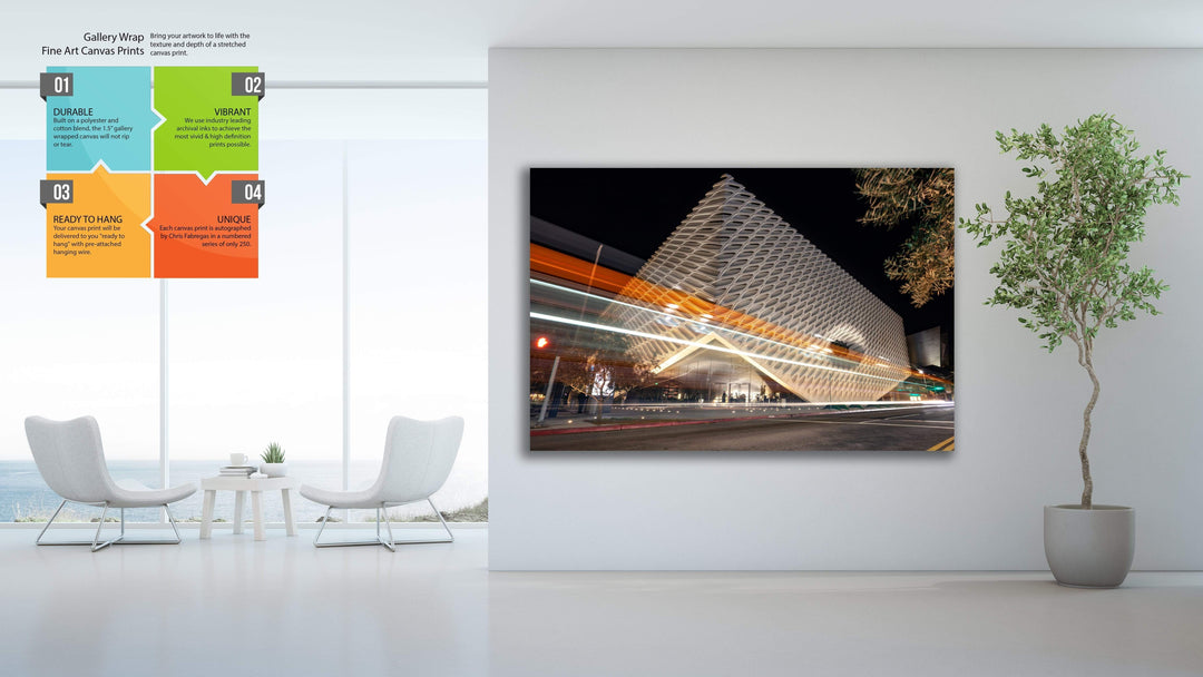 Chris Fabregas Photography Metal, Wood, Canvas, Paper The Broad Museum Los Angeles Wall Art print