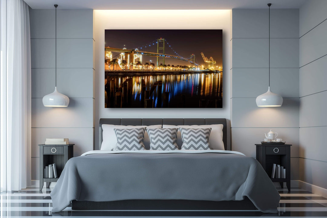 Chris Fabregas Photography Metal, Wood, Canvas, Paper The Vincent Thomas Bridge Wall Art print