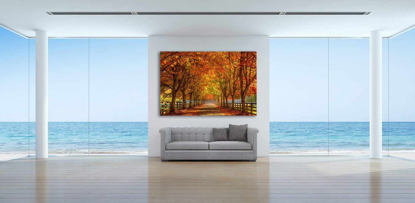 Seattle Autumn Colors displayed in a styled room interior