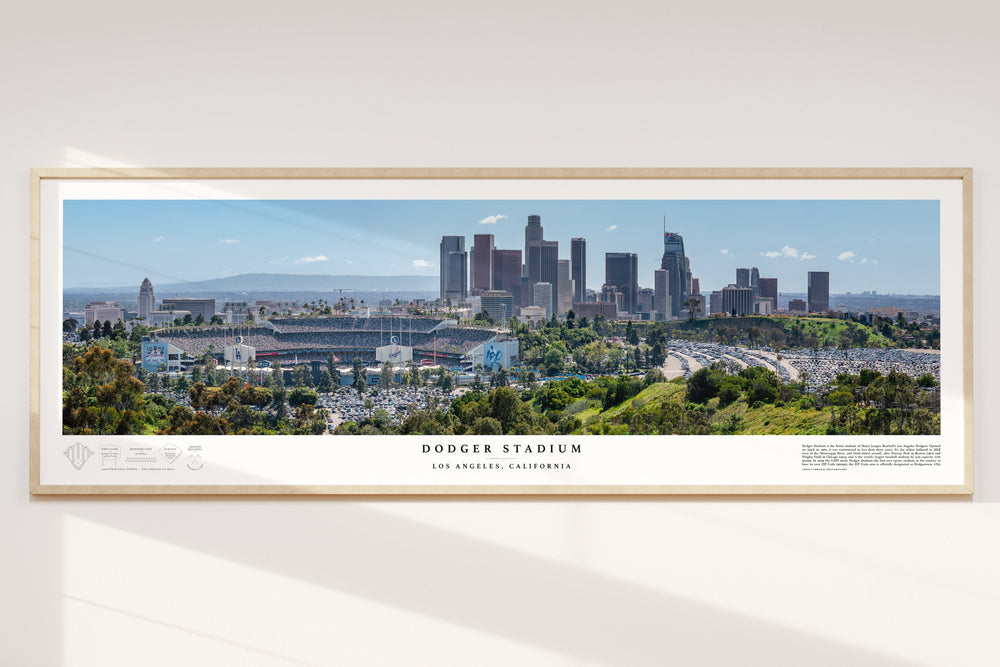 Chris Fabregas Photography Panoramic Poster Dodger Stadium Panoramic Print Wall Art print